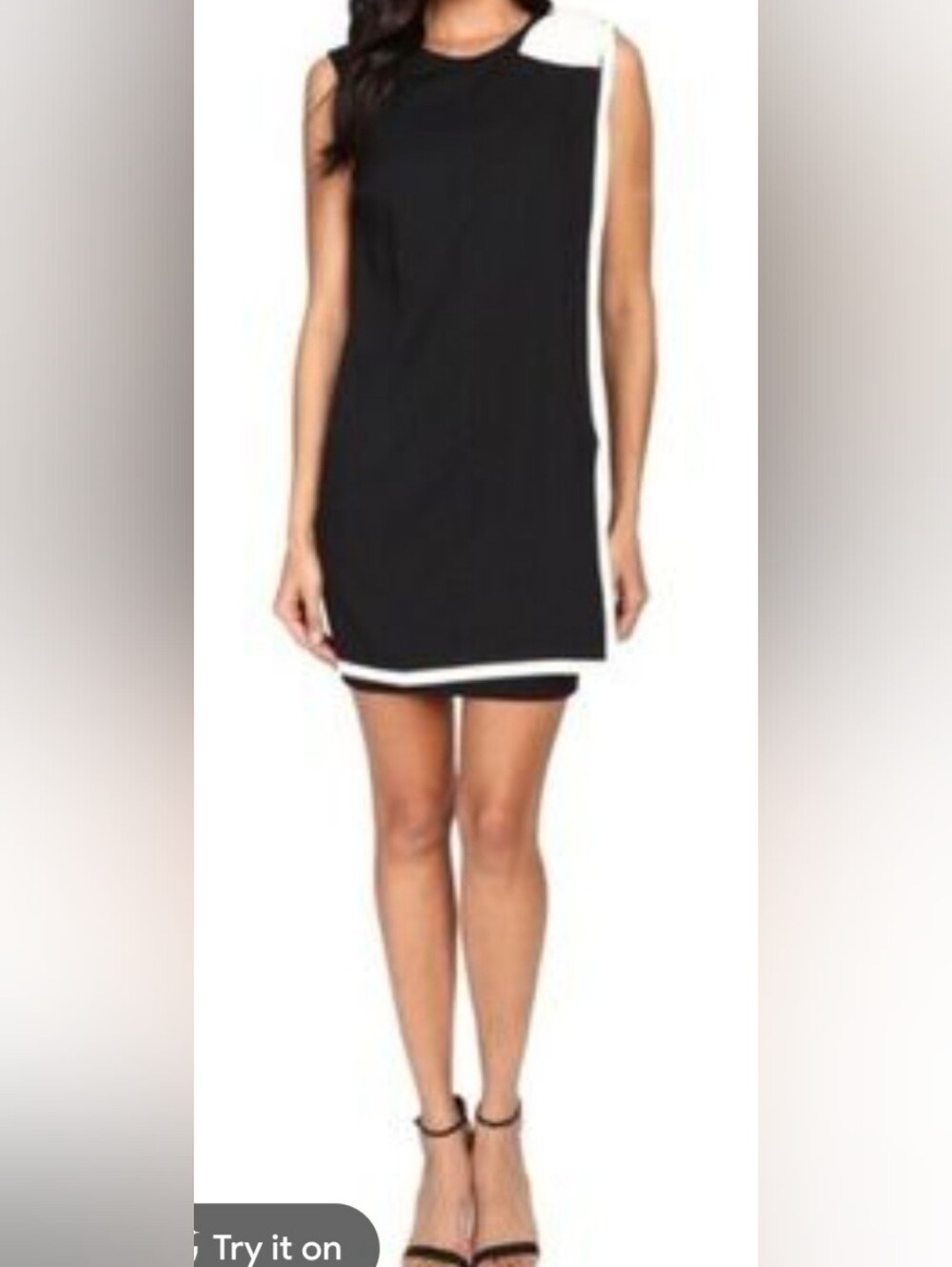 Ted Baker Dress Size 1 = XS Mini Black/white